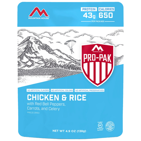 Chicken & Rice Gluten Free Pro Pak