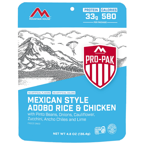 Mexican Adobo Rice Chicken Gluten Free Pro Pak