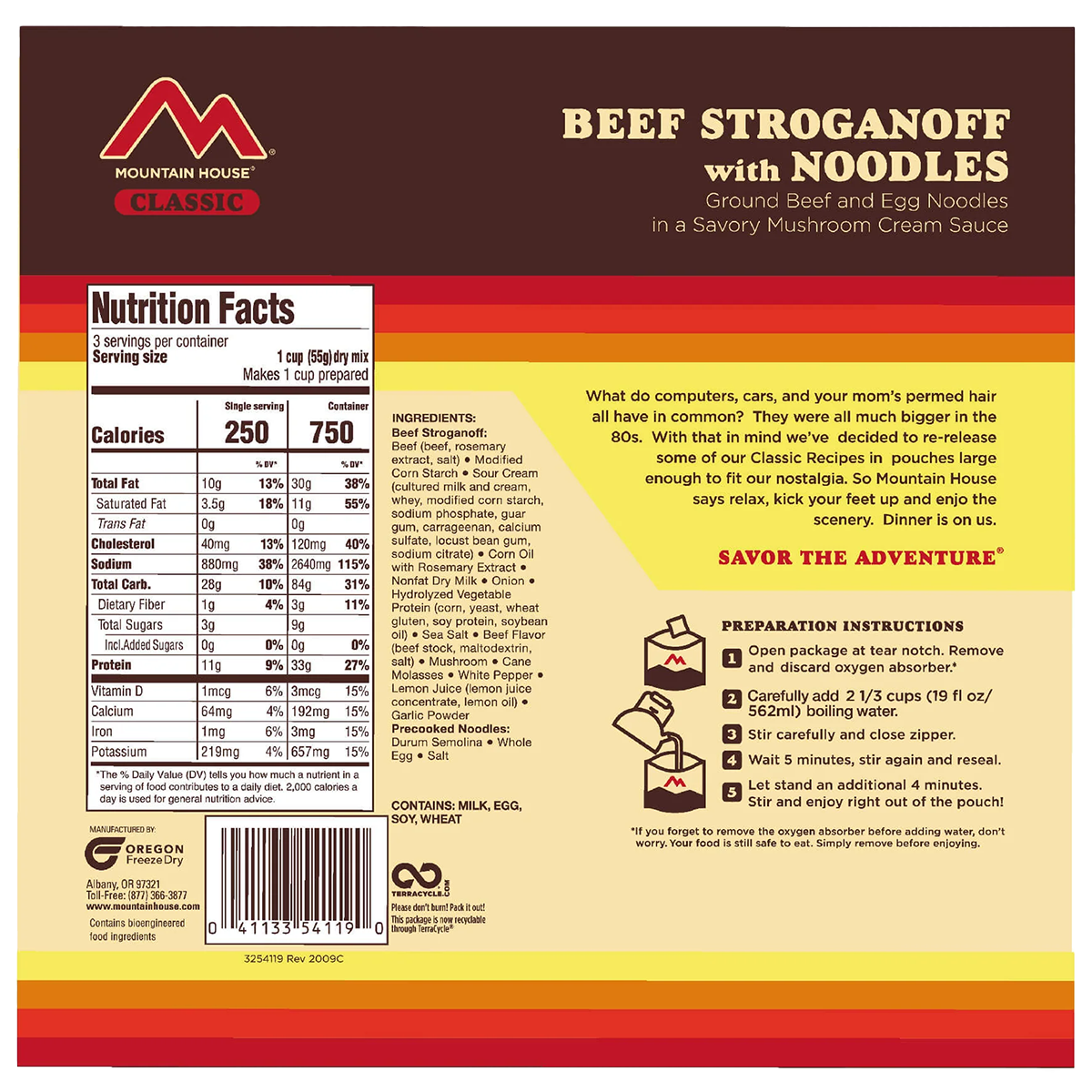 Beef Stroganoff with Noodles alternate view