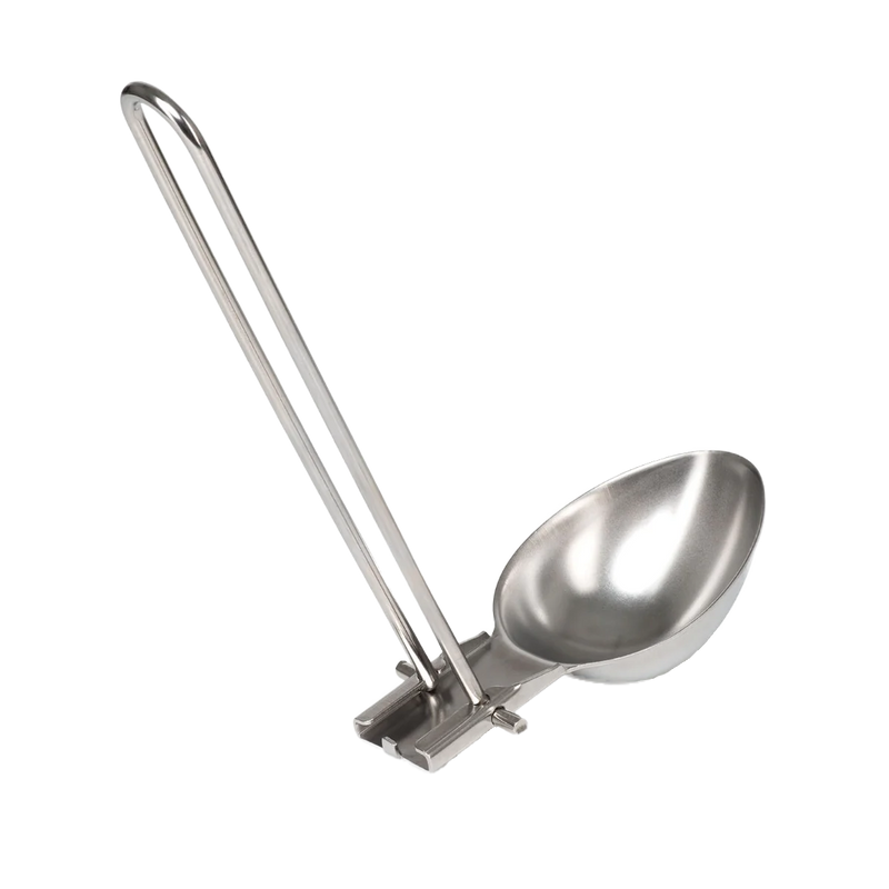 Glacier Stainless Chef Spoon/Ladle, GSI Outdoors Glacier Stainless Chef Spoon/Ladle  in ladle position