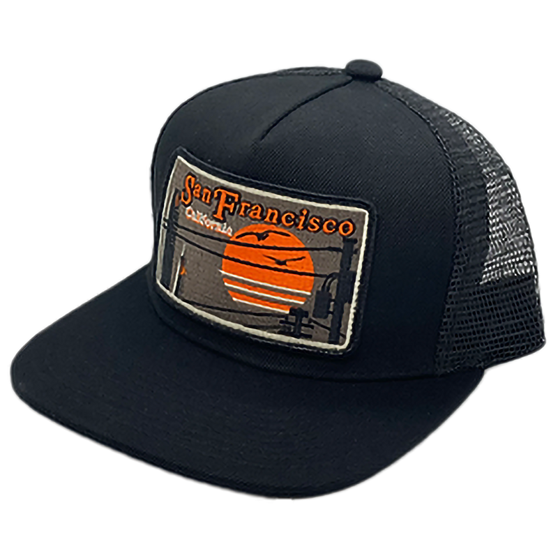 SF Powerlines Trucker, Bart Bridge SF Powerlines Trucker black left front