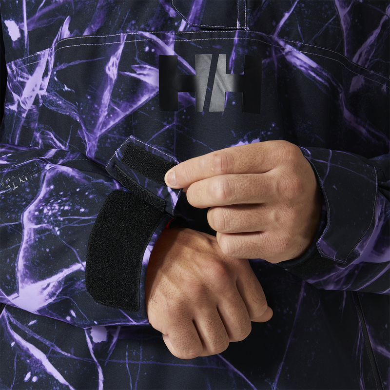 Men's Ullr D Insulated Anorak, Helly Hansen Men's Ullr D Insulated Anorak 699-Heather Ice cuff