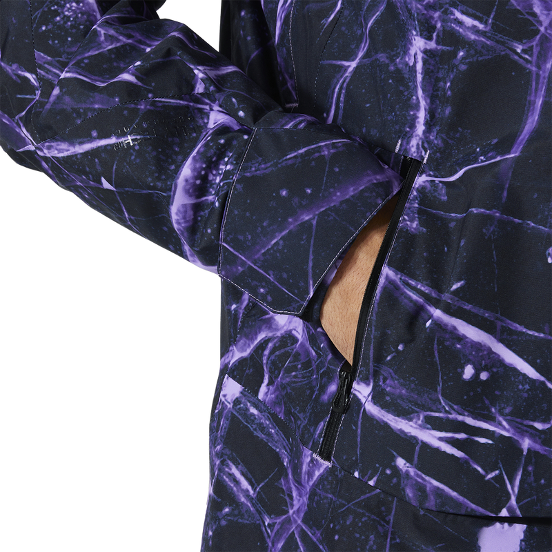 Men's Ullr D Insulated Anorak, Helly Hansen Men's Ullr D Insulated Anorak 699-Heather Ice pocket