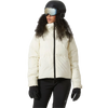 Helly Hansen Women's Nora Short Puffy Jacket 047-Snow on model front
