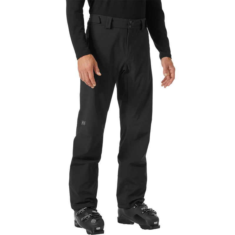 Men's Swift 3L Shell Pant, Helly Hansen Men's Swift 3L Shell Pant 990-Black on model front
