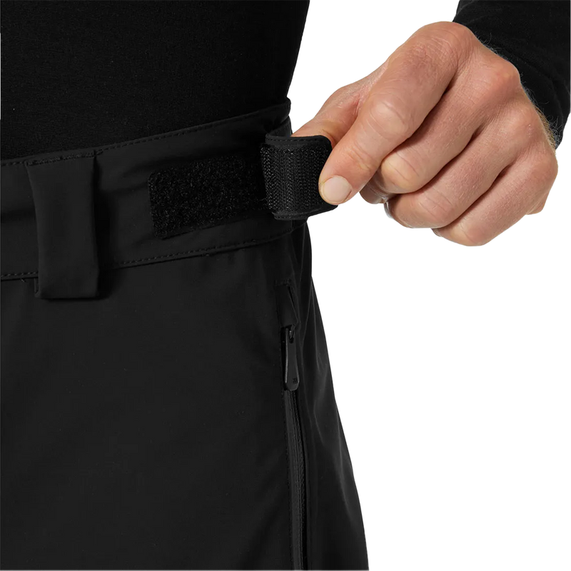 Men's Swift 3L Shell Pant, Helly Hansen Men's Swift 3L Shell Pant 990-Black velcro waistband