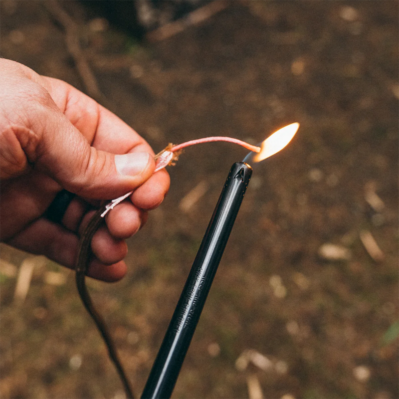 Fire strand 550 Paracord 50 ft, Fire strand 550 Paracord 50 ft firestarter demo