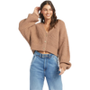 Roxy Women's Sundaze Sweater CLP0-Warm Taupe