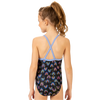 Dolfin Youth Uglies Criss-Cross One Piece A48-Be Happy back
