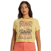 Billabong W Feel the Heat Tee in Mellow Daze