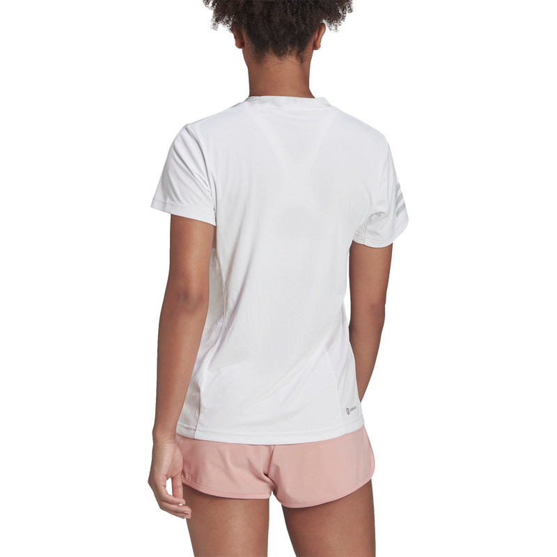 Women's Club Tee, Adidas Women's Club Tee White/Grey Two