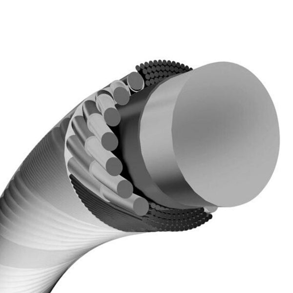 Synthetic Gut 17 w/WearGuard - White, Gamma Sports Synthetic Gut 17 w/WearGuard - White