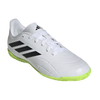 Adidas Youth Copa Pure.4 Indoor White/Lucid Lemon front right