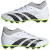 Adidas Youth Predator Accuracy.4 S FxG White/Lucid Lemon pair outside profile