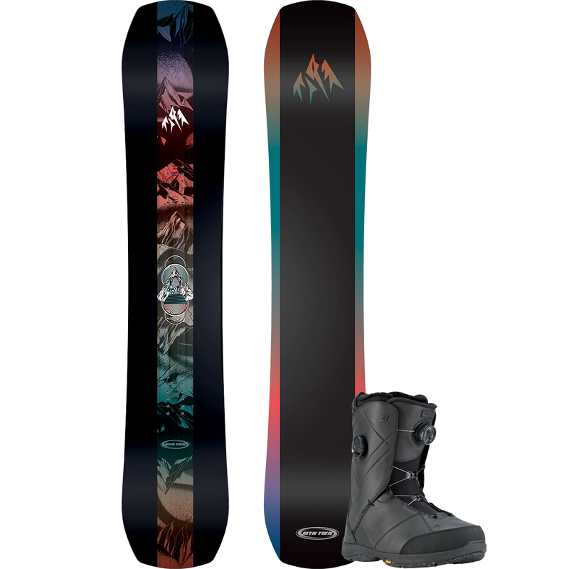 Jones Snowboards Mountain Twin Sport Snowboard Package – Sports