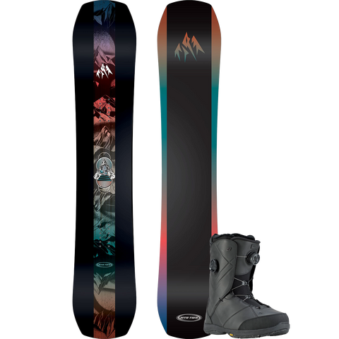 Jones Snowboards Mountain Twin Sport Snowboard Package – Sports