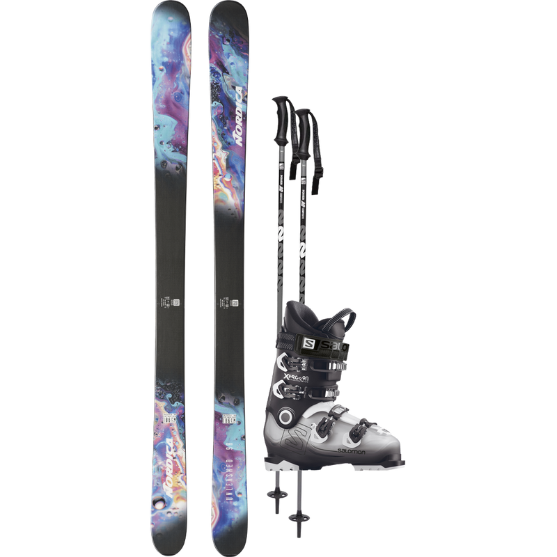 Nordica Unleashed 98 Demo Ski Package – Sports Basement