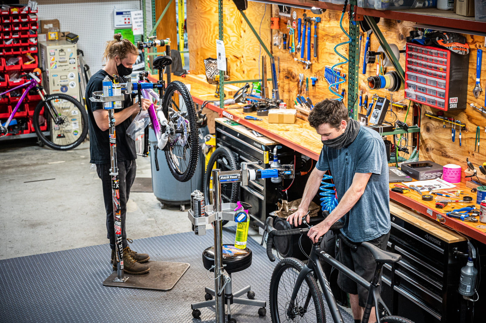 The bike on sale repair shop