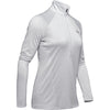 Under Armour Women's Tech Twist 1/2 Zip in Halo Grey