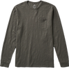 Roark Men's Well Worn Midweight Organic Long Sleeve Tee DKG-Dark Grey front
