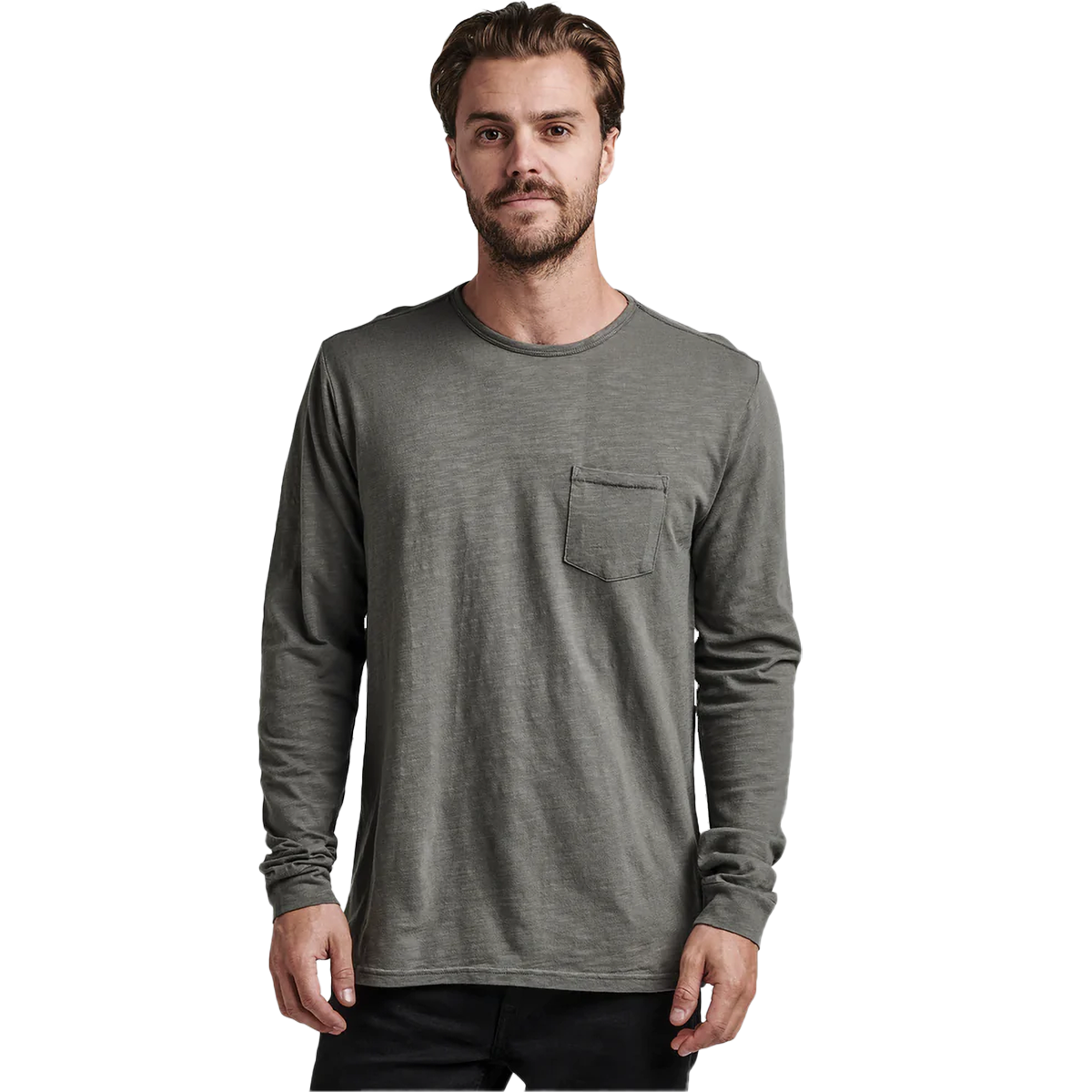 Men's Well Worn Midweight Organic Long Sleeve Tee alternate view