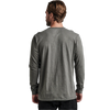 Roark Men's Well Worn Midweight Organic Long Sleeve Tee DKG-Dark Grey on model back
