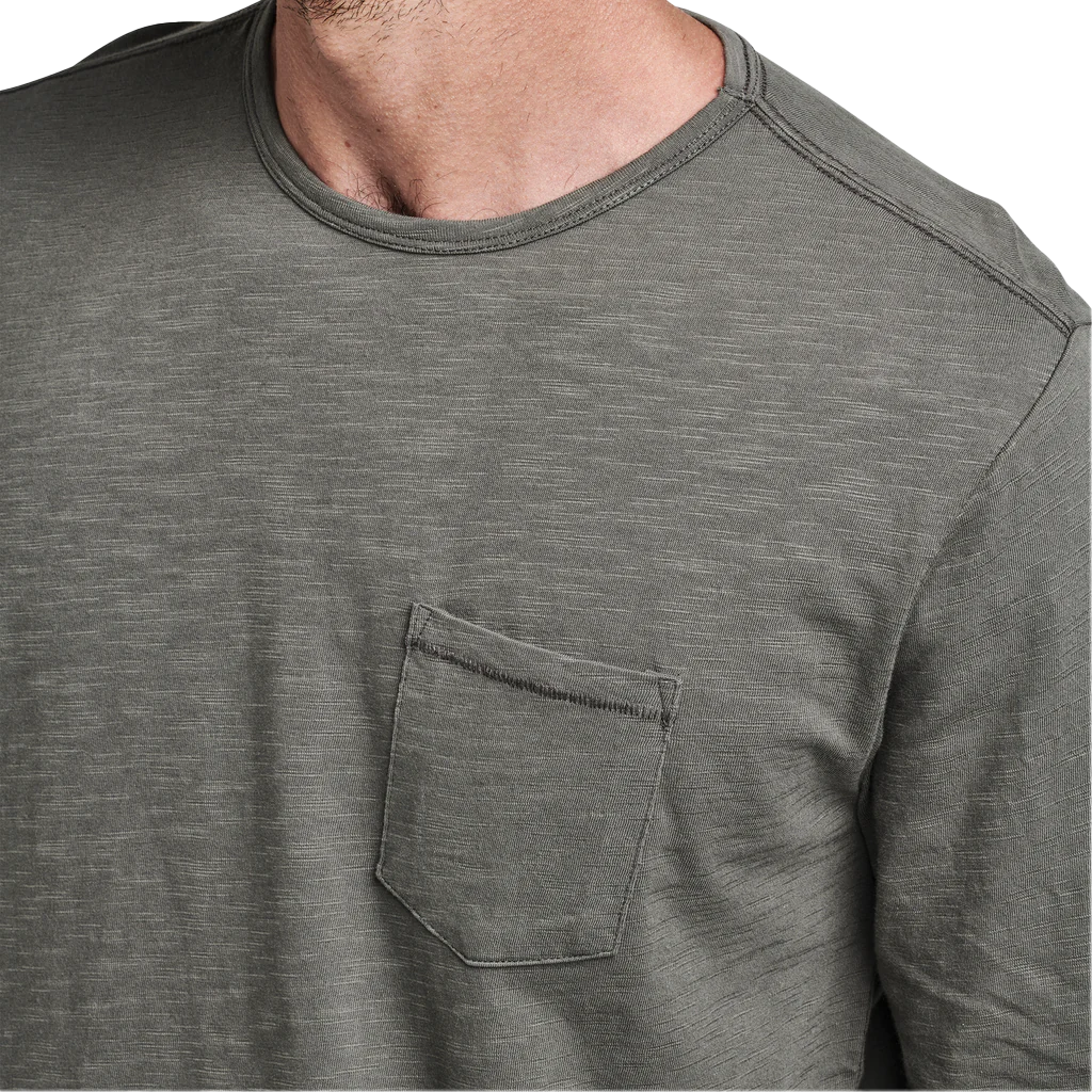 Men's Well Worn Midweight Organic Long Sleeve Tee alternate view
