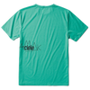 Roark Men's Ciele X Run Amok Mathis Short Sleeve Aqua Green back