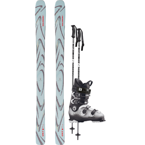 Salomon QST 94 Iced Aqua Demo Ski Package – Sports Basement