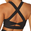 Beyond Yoga Women's Spacedye In A Twist Bra Darkest Night back straps