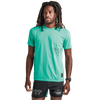 Roark Men's Ciele X Run Amok Mathis Short Sleeve Aqua Green on model front