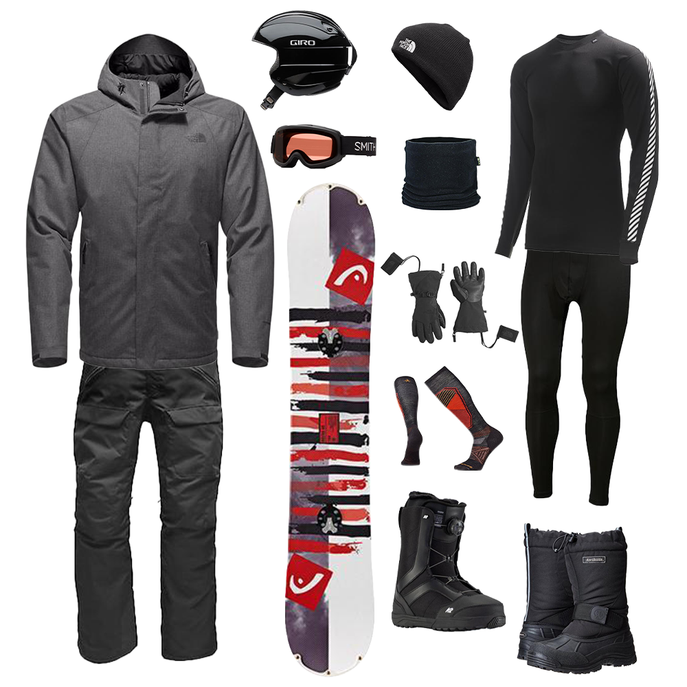 The North Face The Works Package w/ Bibs - Men's Snowboard alternate view