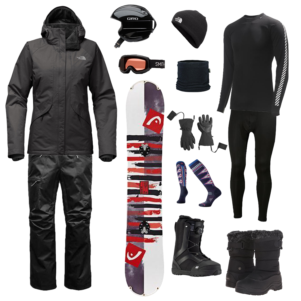 The north 2025 face shredromper bib