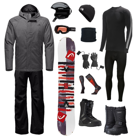 The North Face The Works Package w/ Pants - Men's Snowboard