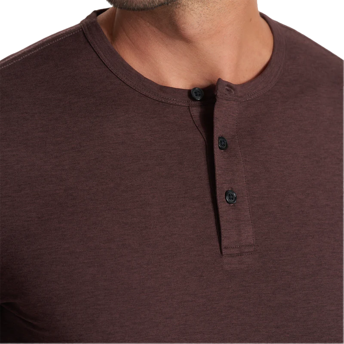 Men's Long-Sleeve Ease Performance Henley alternate view