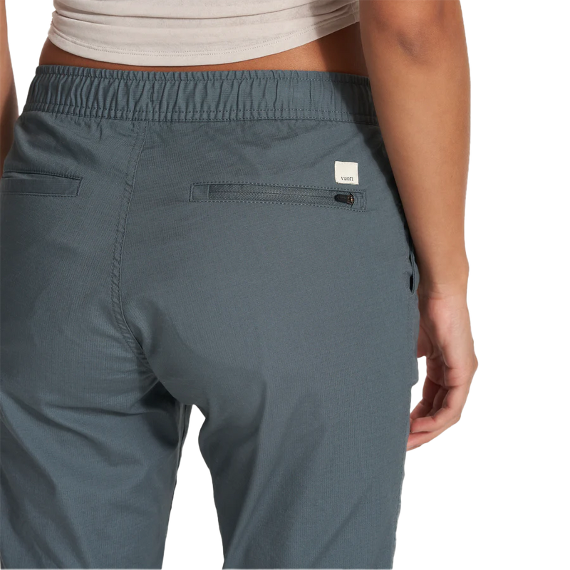 Women's Ripstop Pant, Vuori Women's Ripstop Pant LAK-Lake back pockets