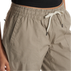 Vuori Women's Vintage Ripstop Pant GRV-Gravel front drawstring
