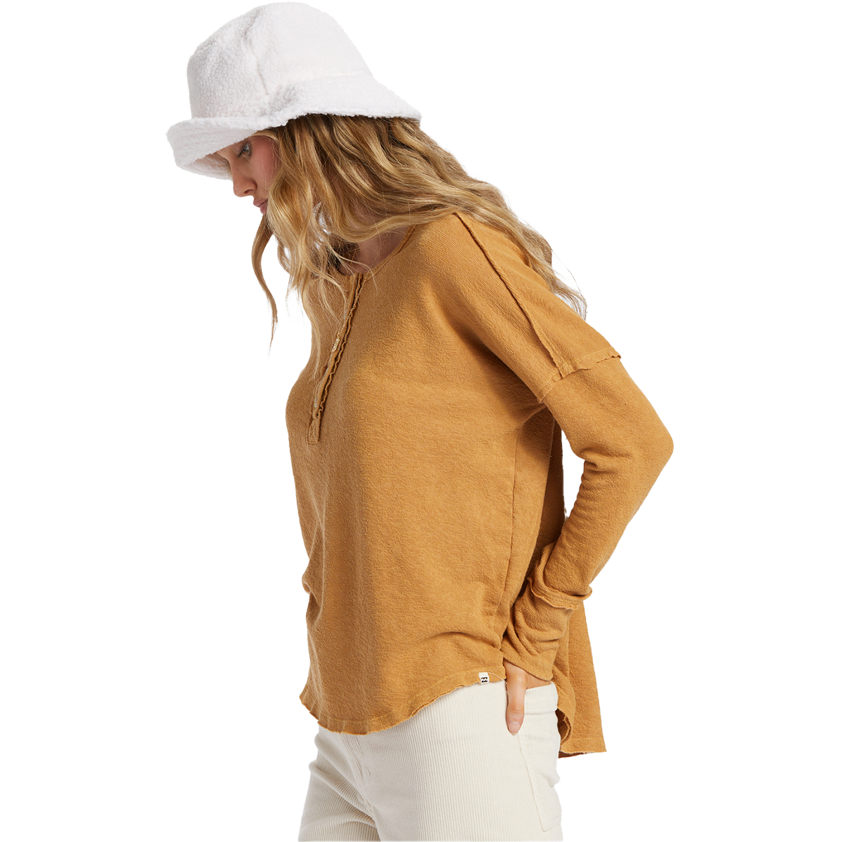 Women's New Anyday Henley Top alternate view