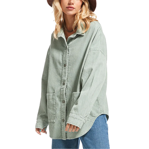 Women's Kick Back Washed Corduroy Shirt