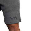RVCA Men's Sport Short IV SYT-Smoke Grey Hthr logo