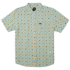 RVCA Men's Vacationist Short Sleeve GHZ-Green Haze