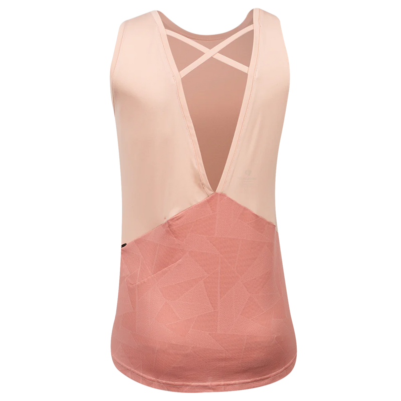 Women's Wander Tank, Pearl Izumi Women's Wander Tank 6UJ-Blush/Rosette back