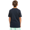 Quiksilver Youth In Shapes Tee BYJ0-Navy Blazer on model back