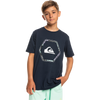 Quiksilver Youth In Shapes Tee BYJ0-Navy Blazer on model front