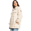 Roxy Women's Passage of Time Shacket TEH3-Tapioca Check front left