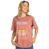 Roxy Women's Girl Need Love B Tee MMS0-Cedar Wood on model front