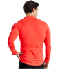 Pear Izumi Men's Attack Thermal Jersey 9EG-Screaming Red on model back