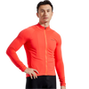 Pear Izumi Men's Attack Thermal Jersey 9EG-Screaming Red on model front