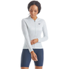 Pearl Izumi Women's Attack Long Sleeve Jersey 9UK-CLOUD GRY STAM on model front
