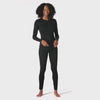 Smartwool Women's Classic Thermal Merino Base Layer Crew in Black movie